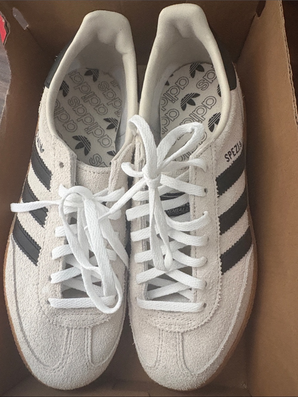 NEW adidas Spezial Suede Sneakers in Off-White, Black